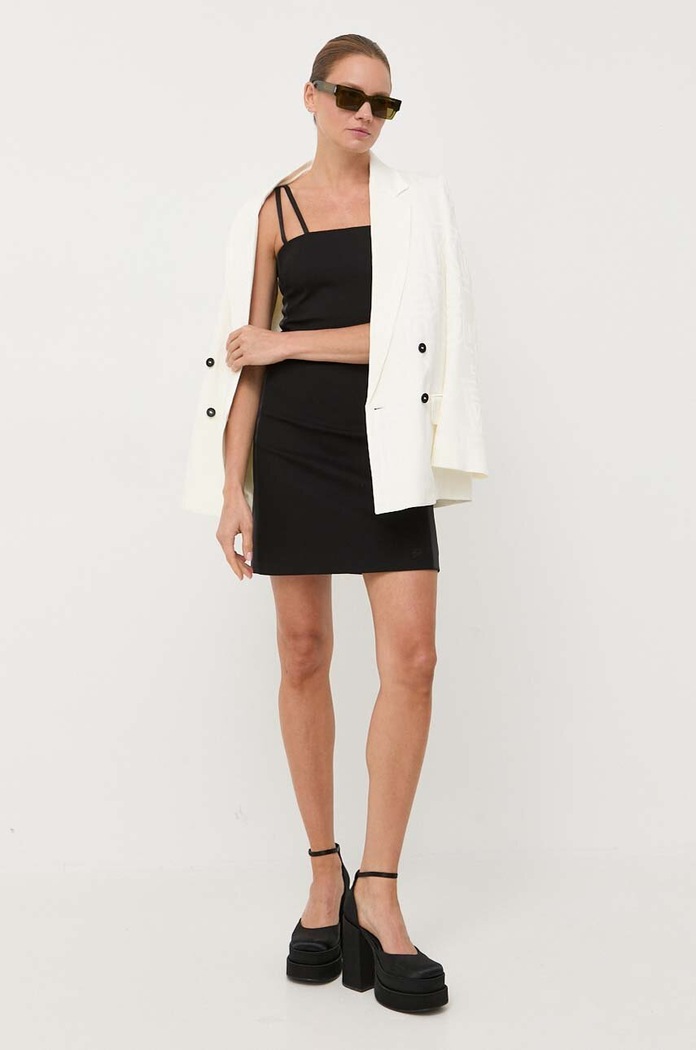 Obleka Karl Lagerfeld 235W1303 črna AW23