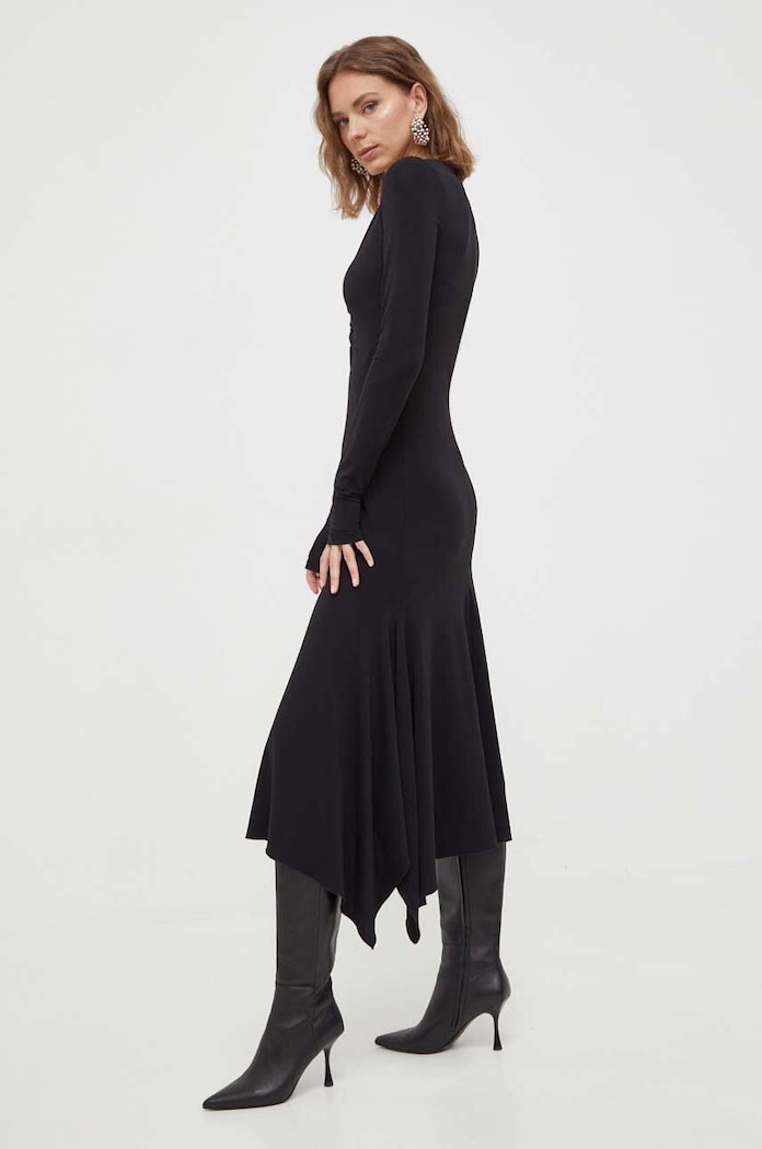 Patrizia Pepe sukienka 8A1181.J113 czarny AW23