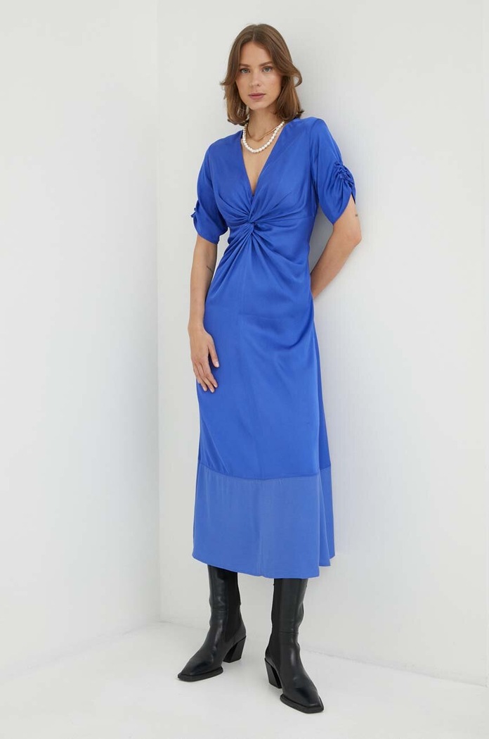 Day Birger et Mikkelsen rochie maxi albastru DAY65242616