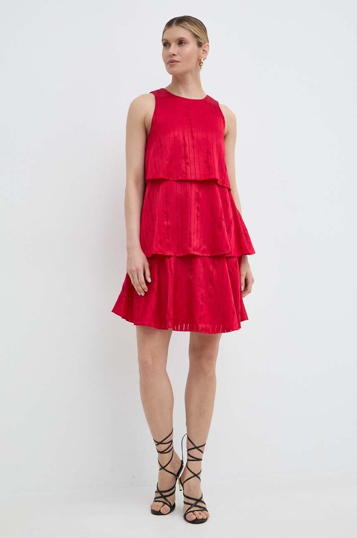 Рокля Armani Exchange 6RYA10.YN2KZ червен AW23