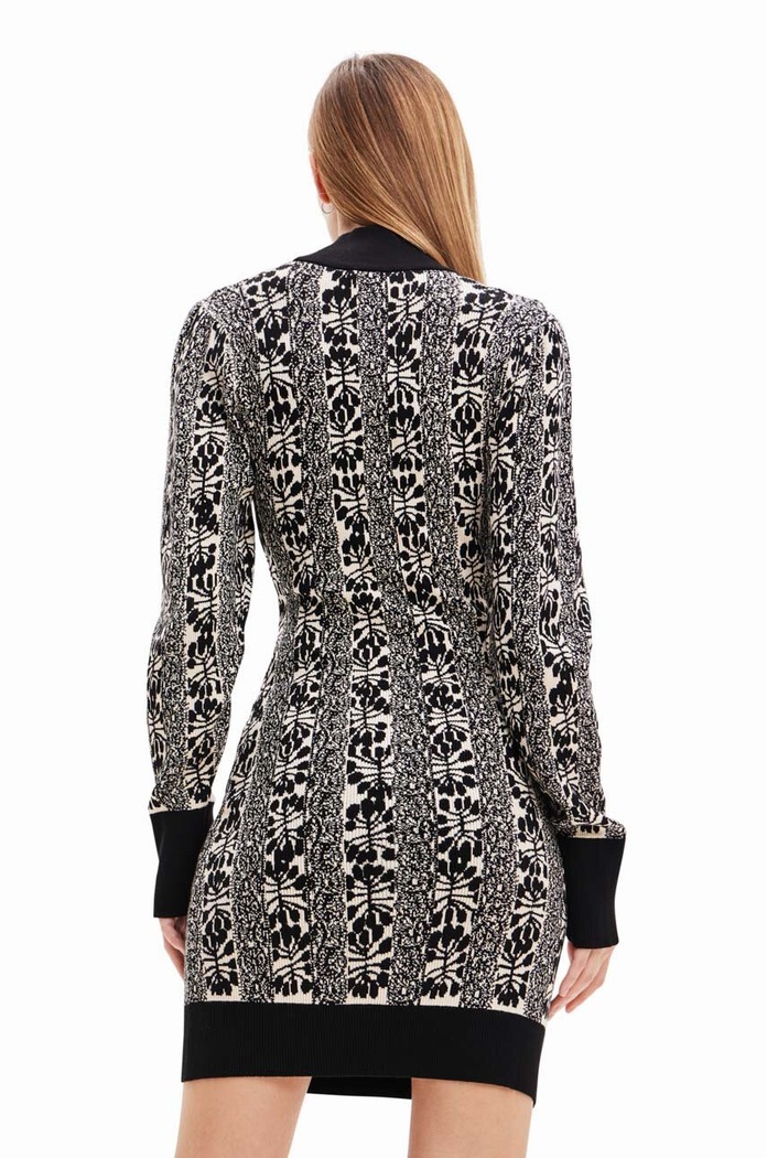 Obleka Desigual 23WWVF01 črna AW23