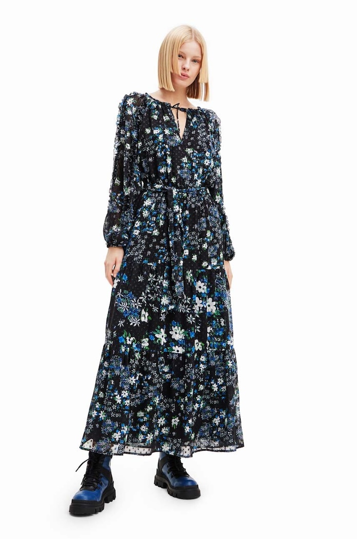 Desigual rochie maxi negru 23WWVW31