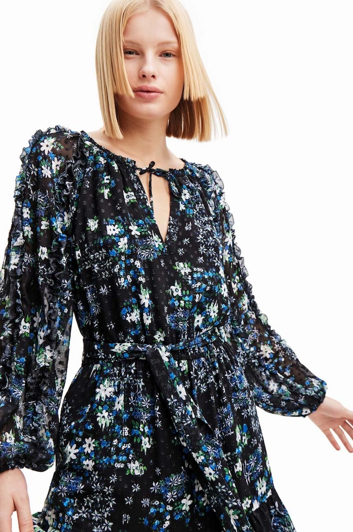 Îmbrăcăminte Desigual rochie 23WWVW31 negru
