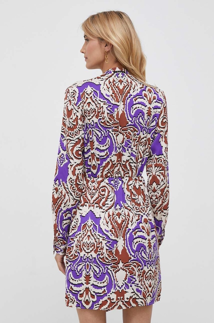 Odzież Sisley sukienka 42WELV04I.61W multicolor