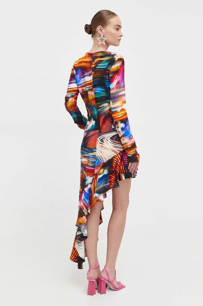 Рокля Moschino Jeans 0432.8782 многоцветен AW23