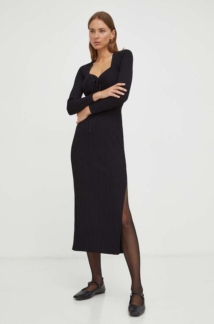 BA&SH Rochie 1H23EDOR negru AW23