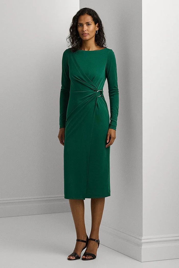 Šaty Lauren Ralph Lauren midi zelená 253919794