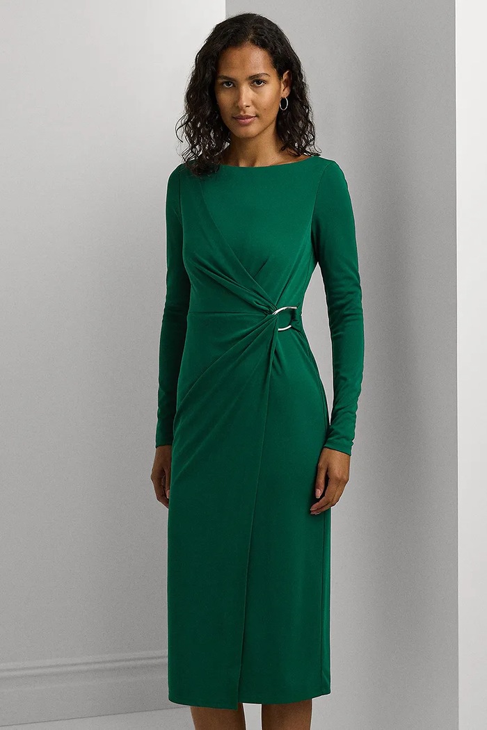 Oblečení Šaty Lauren Ralph Lauren 253919794 zelená