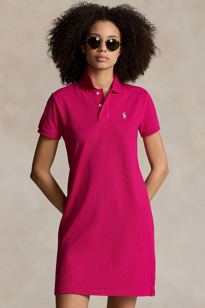 Oblečenie Bavlnené šaty Polo Ralph Lauren 211799490 ružová