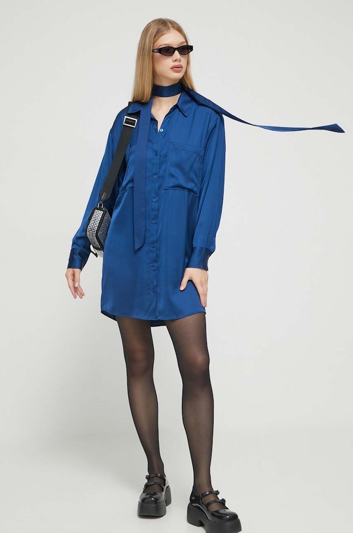 Abercrombie & Fitch rochie mini albastru KI159.3378.215
