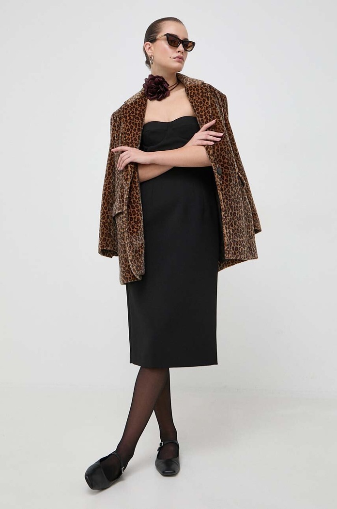 Obleka MAX&Co. x Anna Dello Russo C2240123 črna AW23