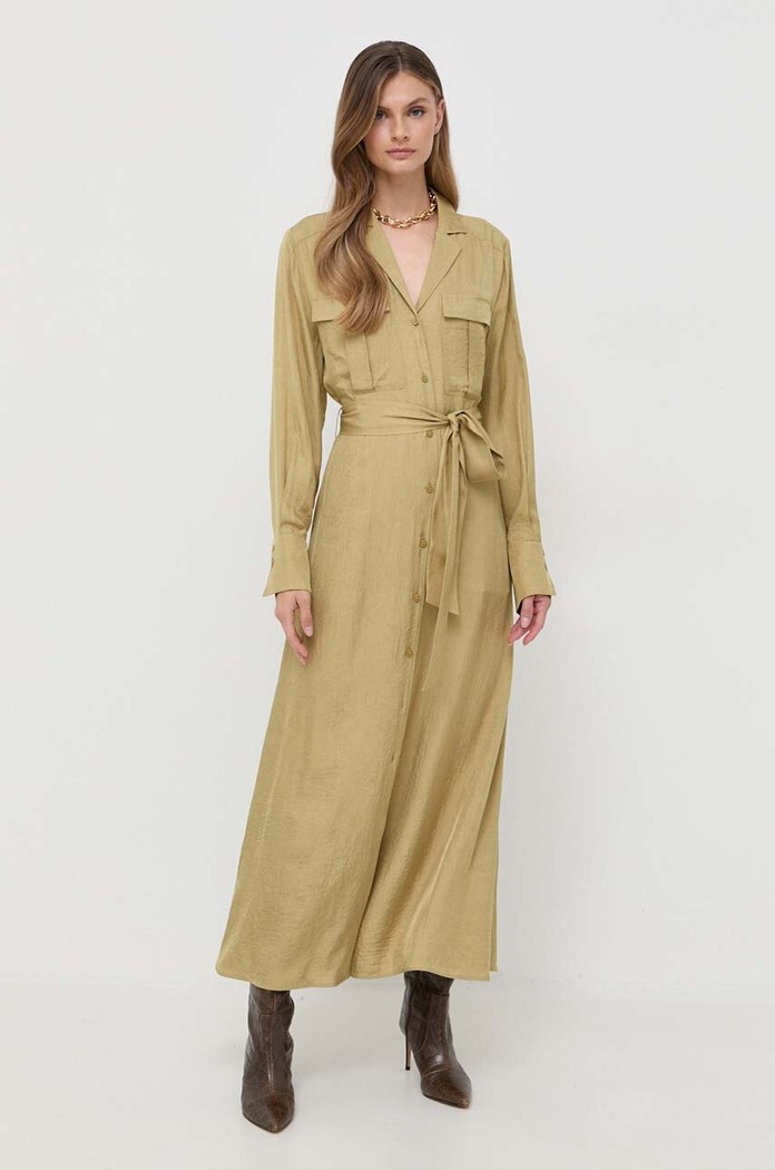 Ivy Oak rochie IO1123F7565 verde AW23