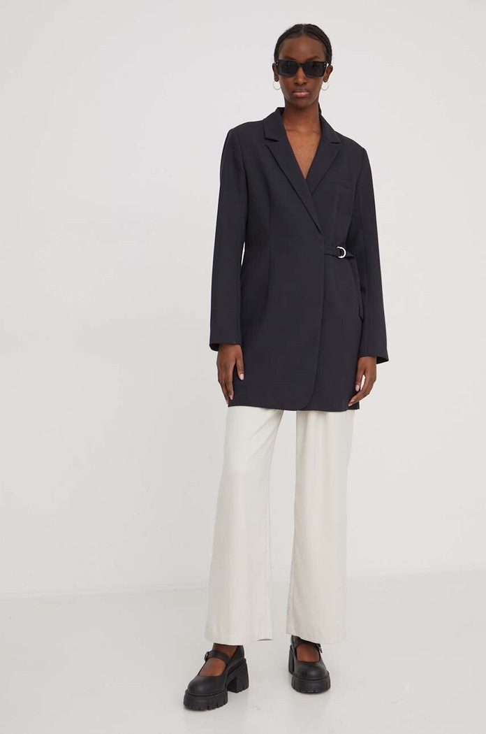 Abercrombie & Fitch sukienka KI159.3466.900 czarny AW23