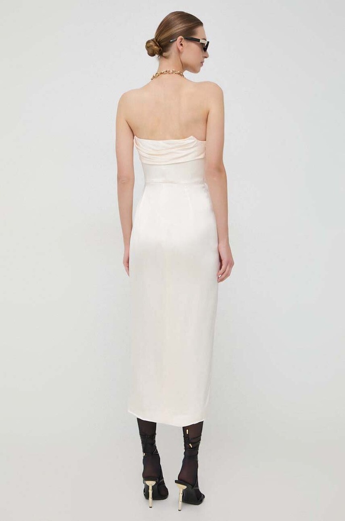 Bardot sukienka 59125DB.GOLD/IVORY beżowy AW23