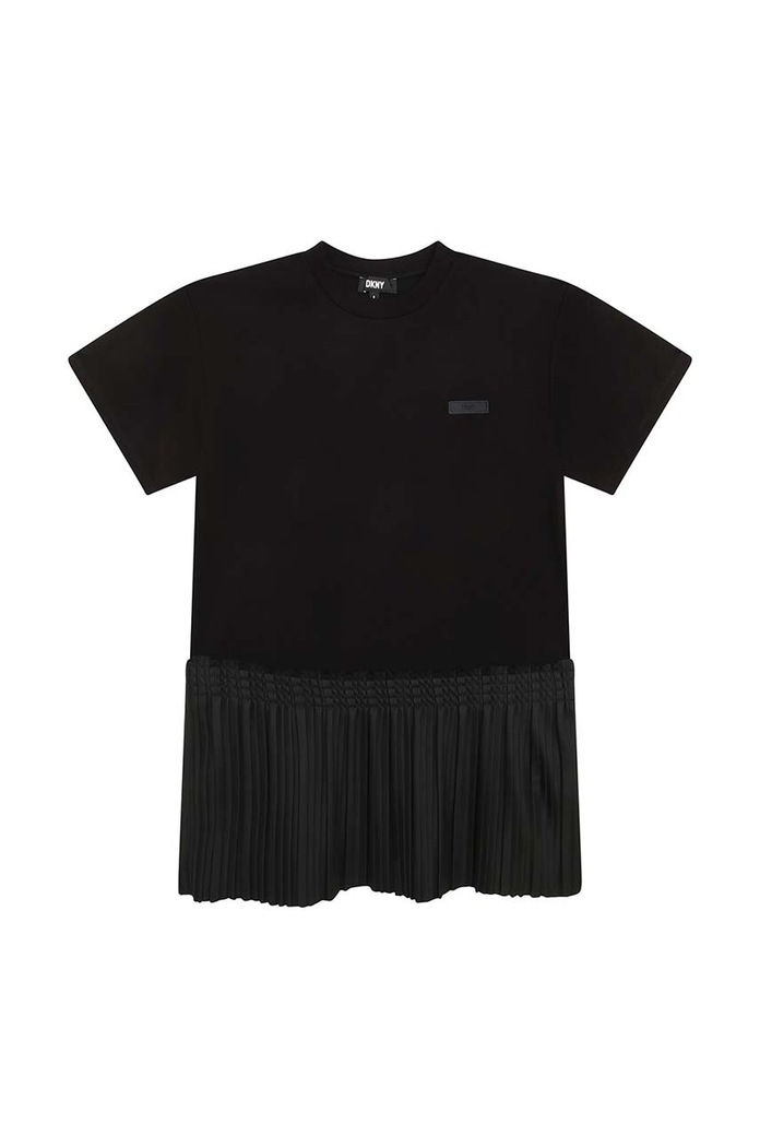 Παιδικό φόρεμα DKNY D32896.126.150 μαύρο AW23