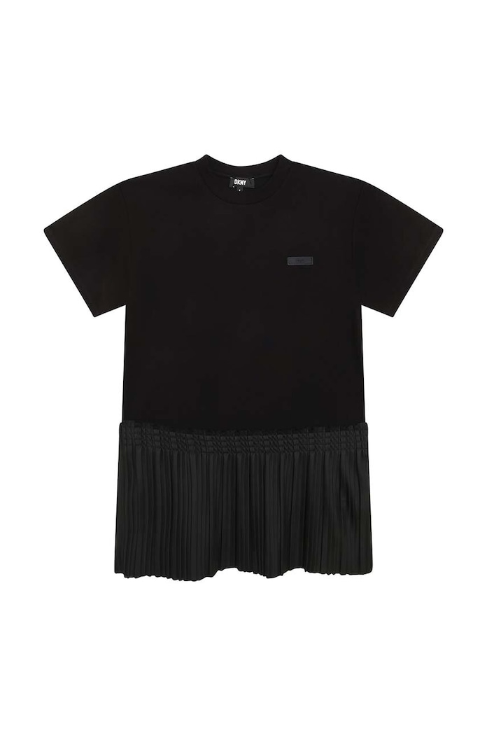 Παιδικό φόρεμα DKNY D32896.126.150 μαύρο AW23