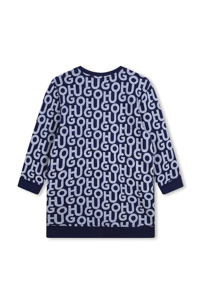 HUGO rochie fete G12108.114.150 bleumarin AW23