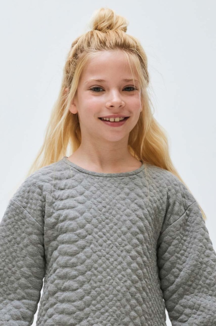 Dívčí šaty Mayoral 7968.8F.Junior.9BYX šedá AW23
