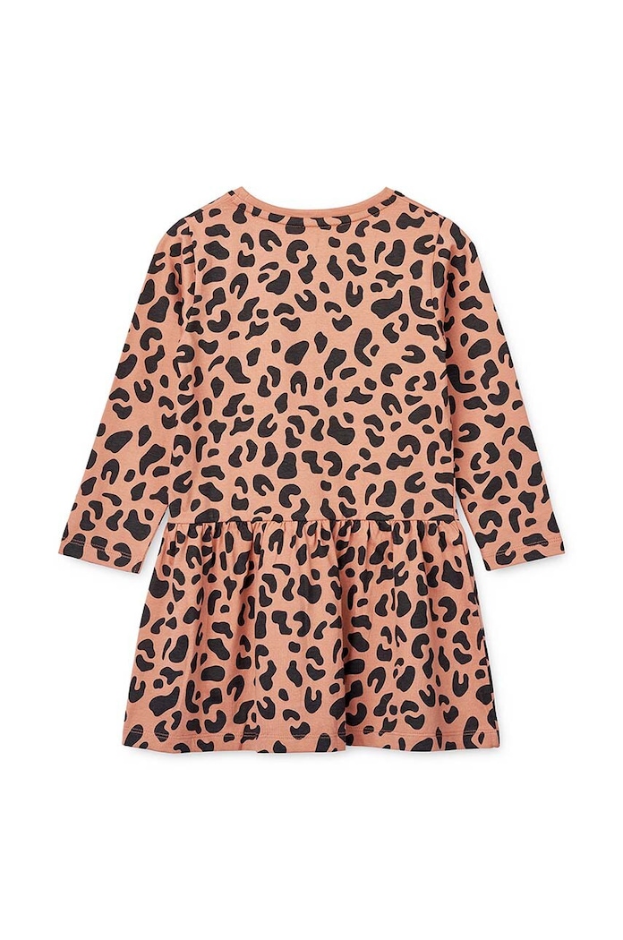 Dievčenské bavlnené šaty Liewood LW17956 oranžová AW23