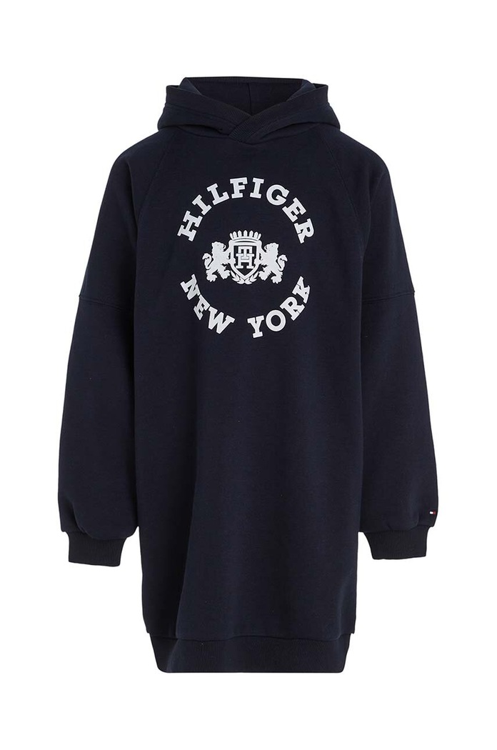 Tommy Hilfiger sukienka dziecięca KG0KG07556.128.176.9BYX granatowy AW23
