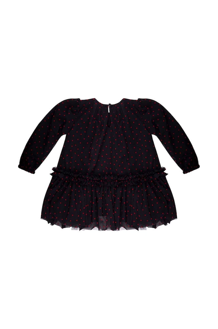 Παιδικό φόρεμα Pinko Up F3PIBGDR157 μαύρο AW23
