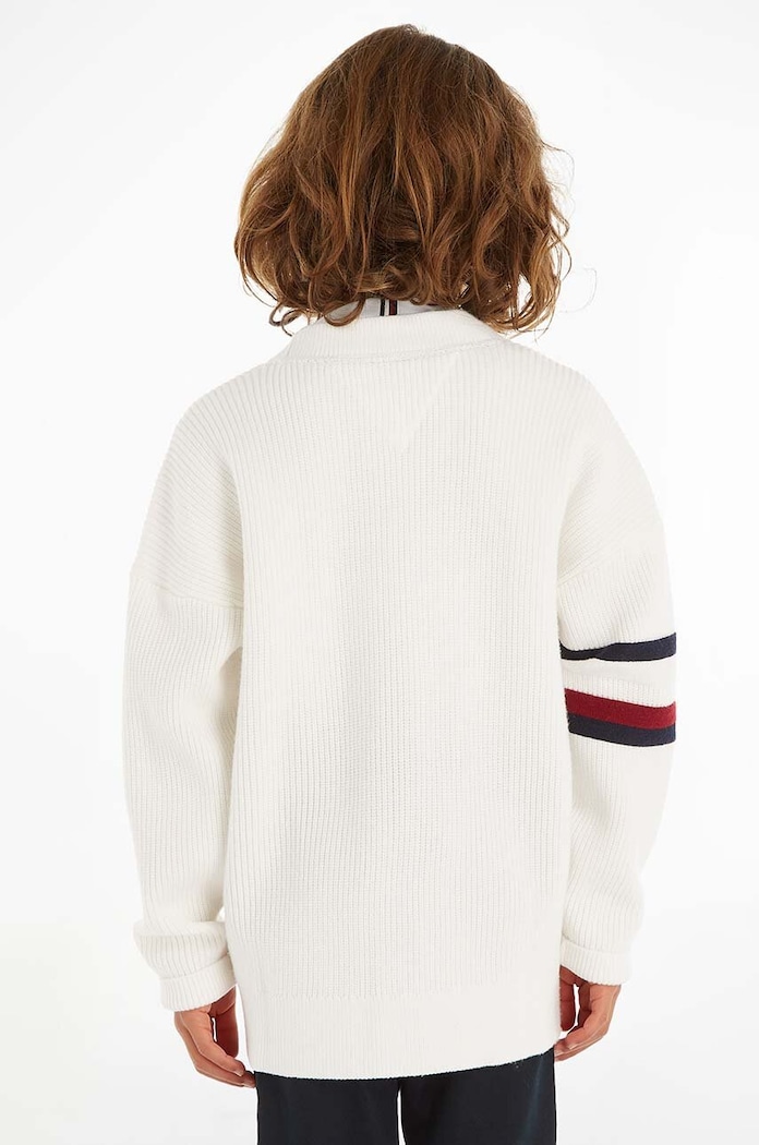 Dječji pamučni kardigan Tommy Hilfiger KB0KB08366.128.176.9BYX