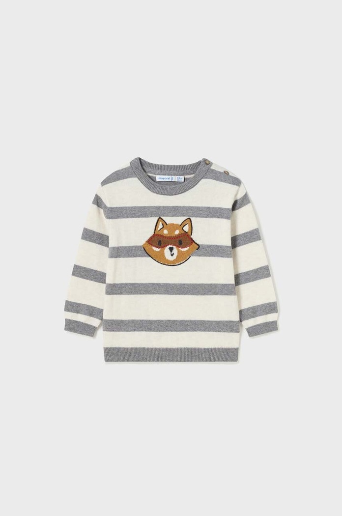 Mayoral sweter niemowlęcy z domieszką wełny szary 2327.3G.Baby.9BYX
