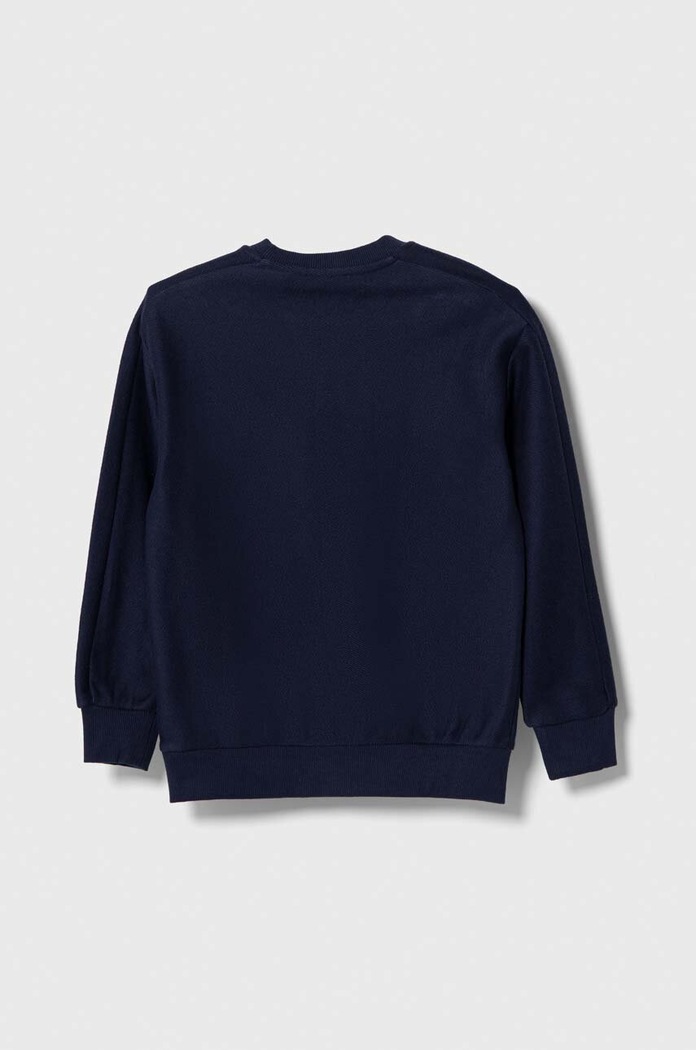 United Colors of Benetton bluza bawełniana dziecięca 3ITZC10E3.G.SEASONAL granatowy AW23