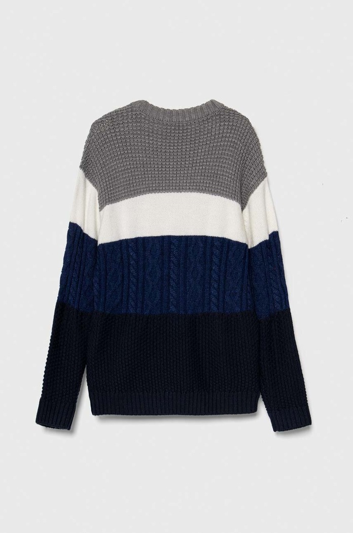 Emporio Armani pulover de lână pentru copii 6R4M59.4MHEZ gri AW23
