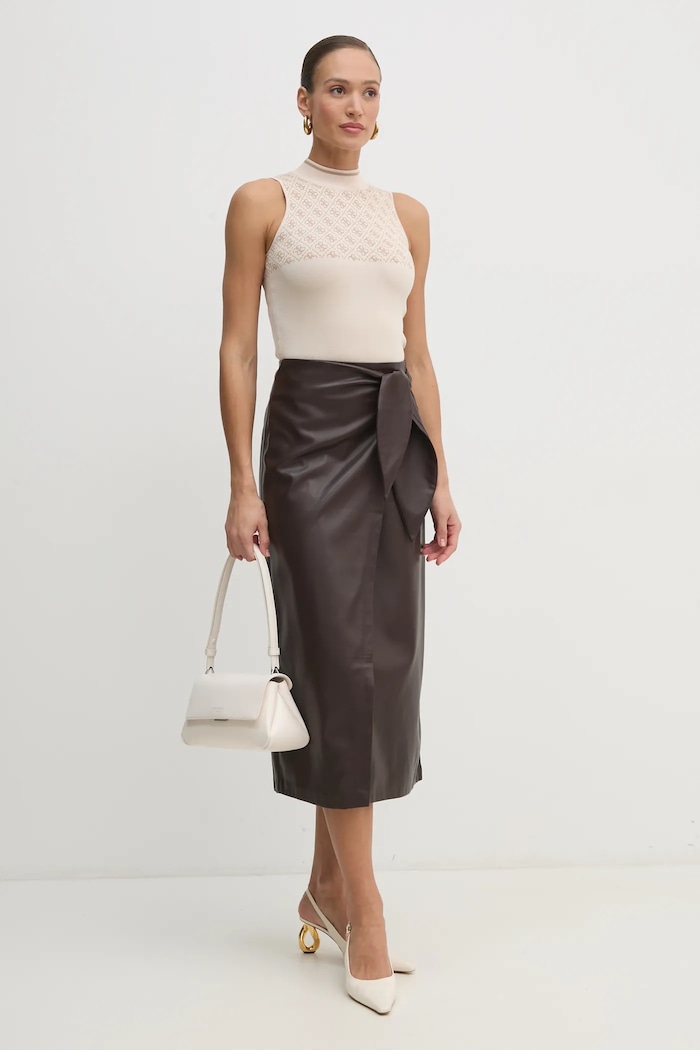 Top Guess W3YR26.Z37K0 μπεζ AW25