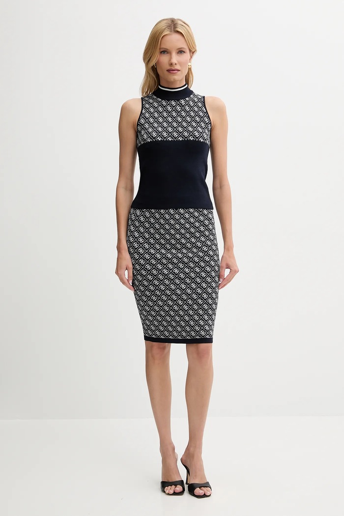 Guess top W3YR26.Z37K0 bleumarin AW25