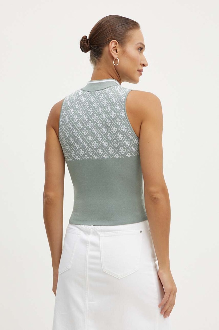 Ρούχα Guess Top Guess W3YR26.Z37K0 πράσινο