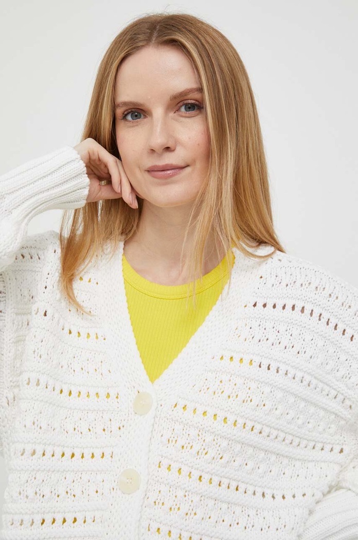 Oblečení Kardigan Tommy Hilfiger WW0WW39007 béžová