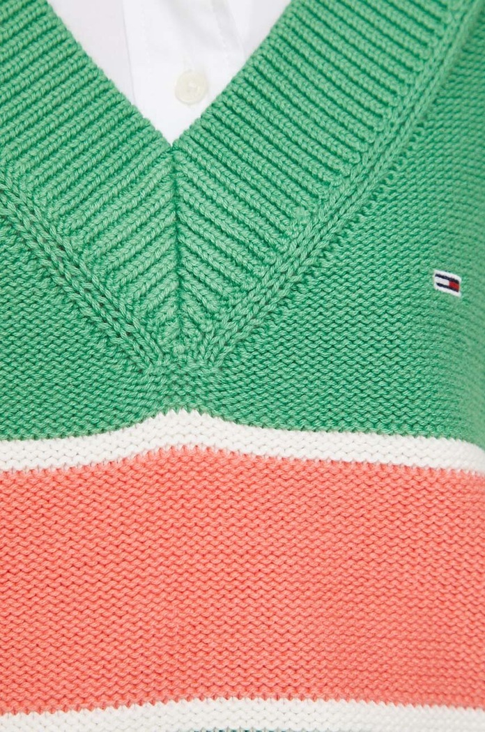 Vesta Tommy Jeans verde DW0DW15855