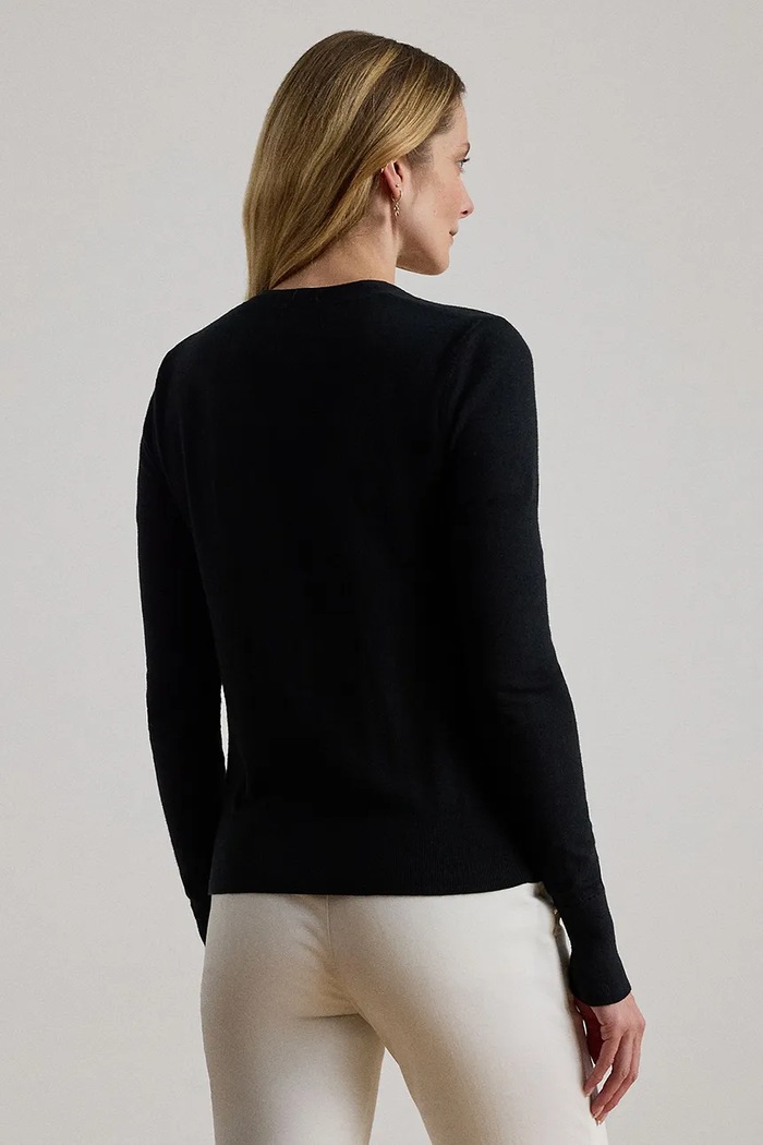 Lauren Ralph cardigan 200808207 negru SS24