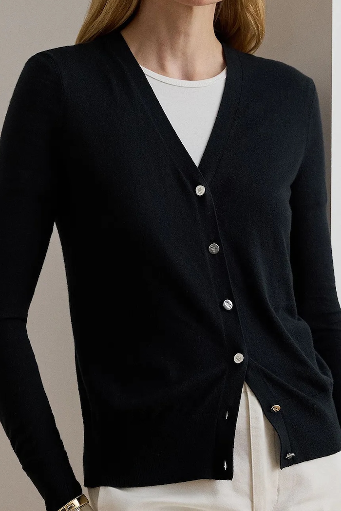 Lauren Ralph cardigan negru 200808207