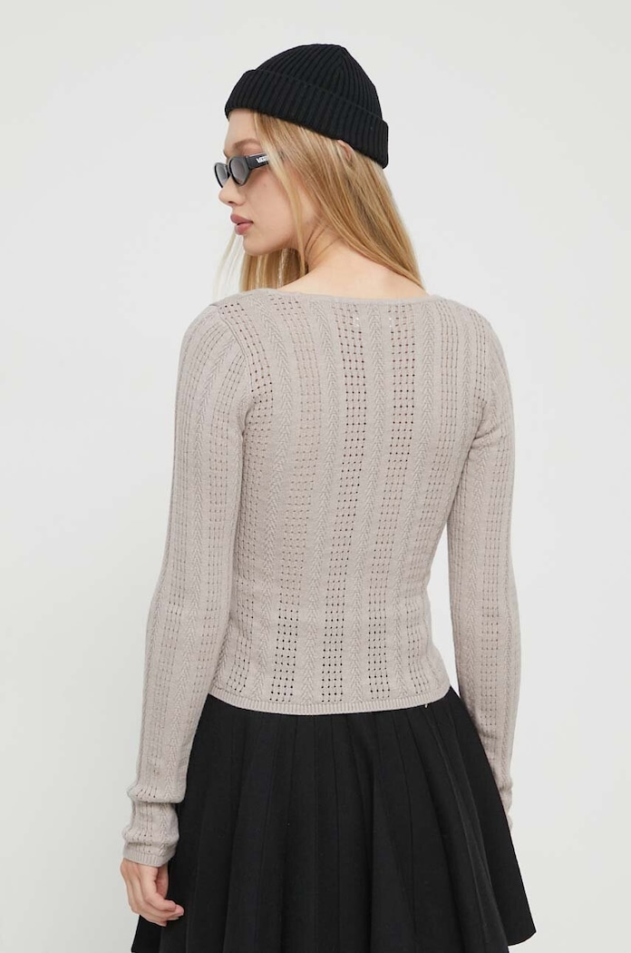 Odzież Hollister Co. sweter KI350.3107.120 beżowy