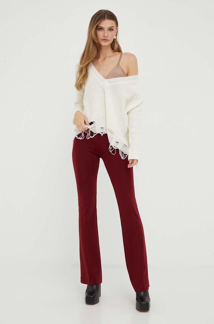 Vlněný svetr Pinko 101788.A15H béžová AW23