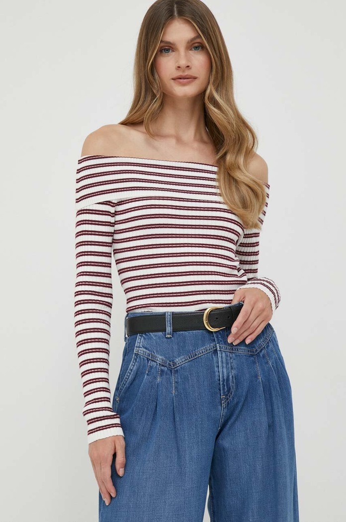 Πουλόβερ Pepe Jeans Danna άλλο λευκό PL702016.0AA