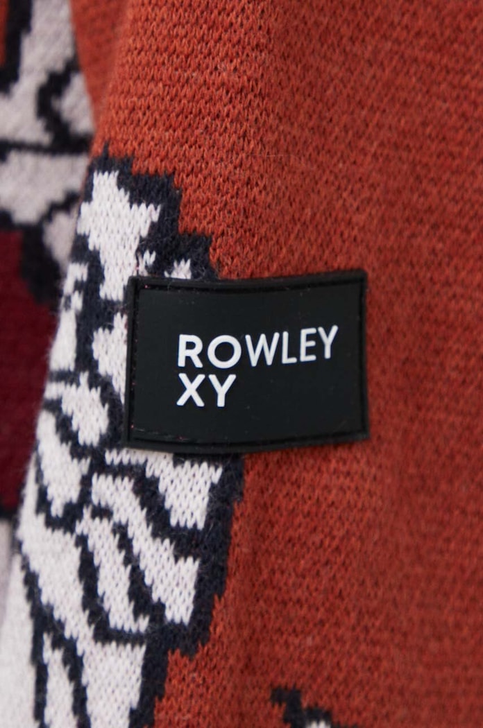 Roxy pulover din amestec de lana x Rowley ERJFT04707 burgundia