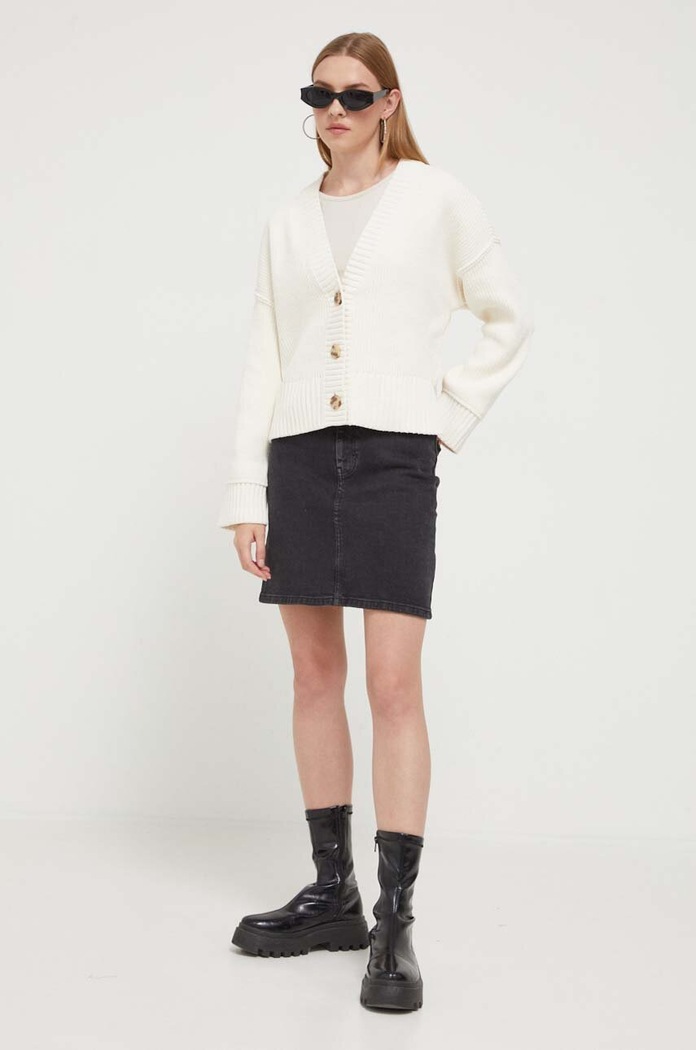 Abercrombie & Fitch cardigan KI150.3238.178 bej AW23