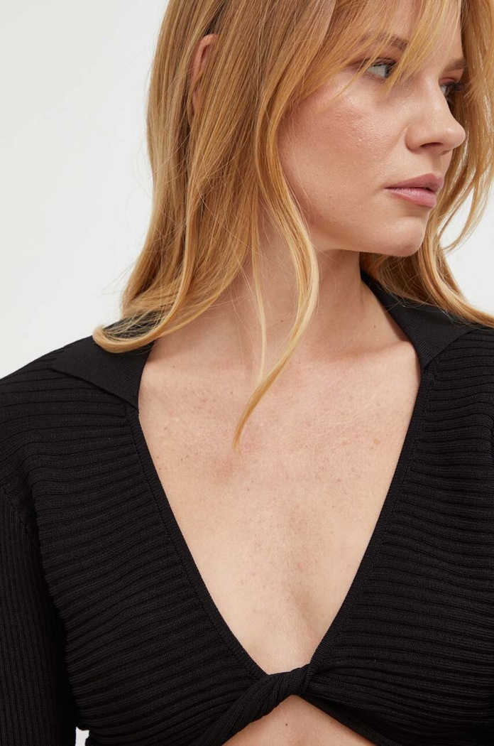 Patrizia Pepe sweter czarny 8K0162.K9J5