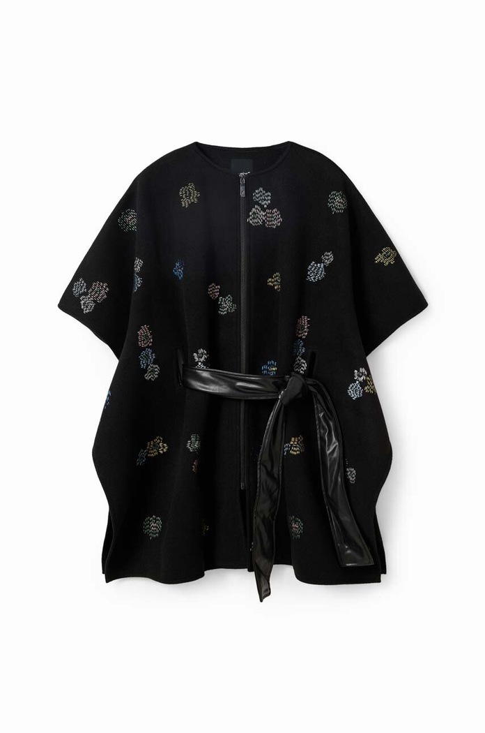 Desigual poncho 23WAIA02 czarny