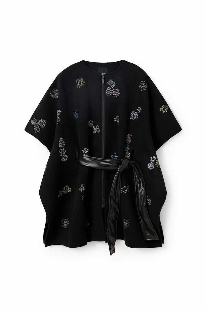 Desigual poncho 23WAIA02 czarny