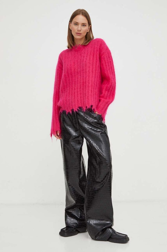 Μάλλινο πουλόβερ Herskind 4923970 ροζ AW23