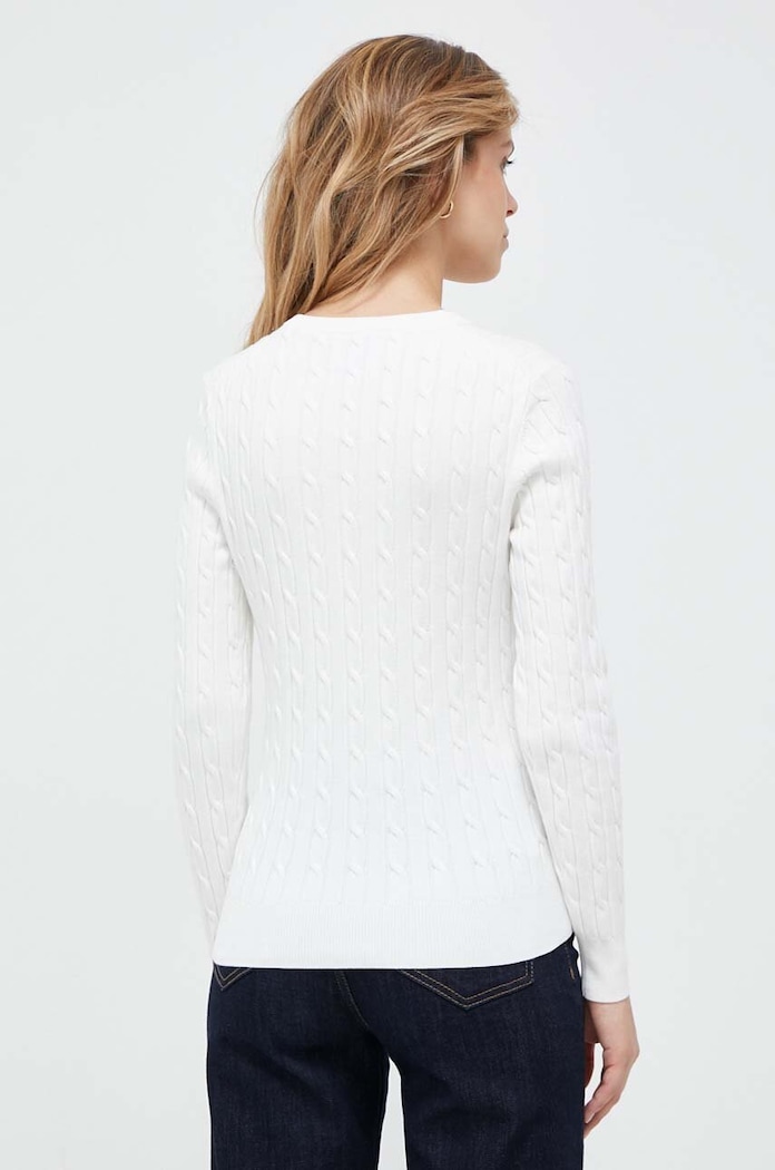 Odzież Gant sweter 4800101 biały