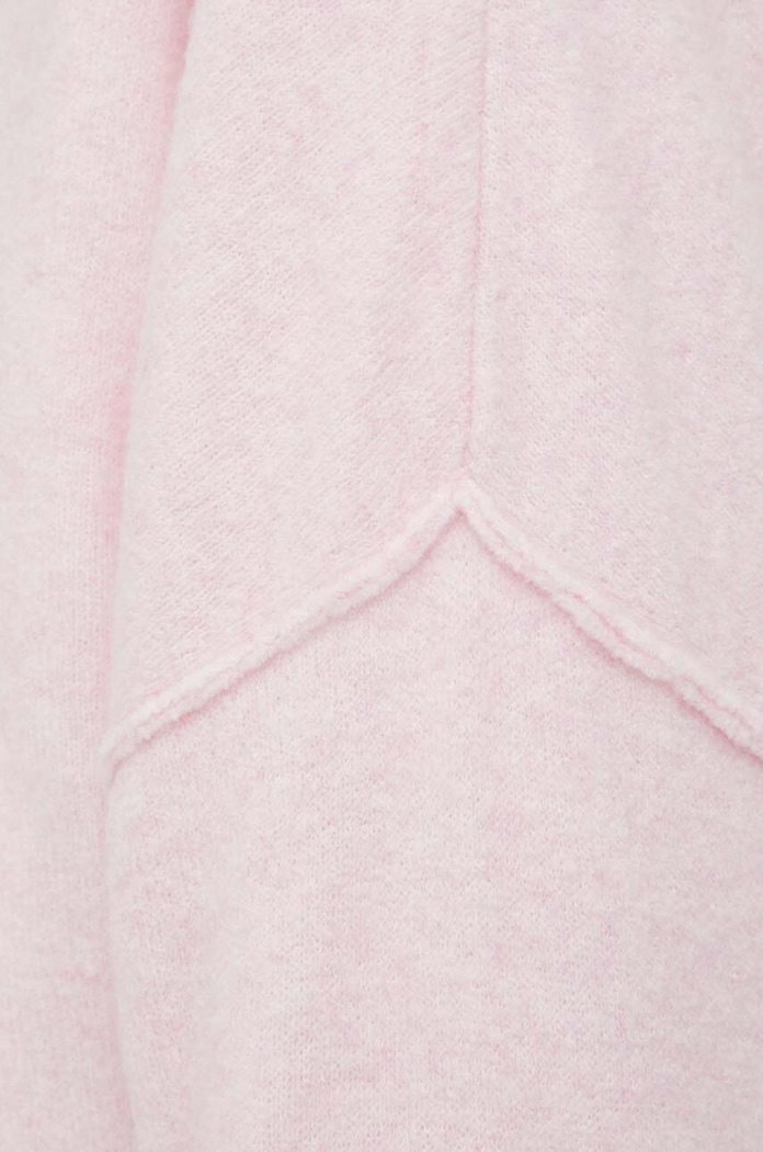 American Vintage sweter z domieszką wełny DAM225H23 różowy