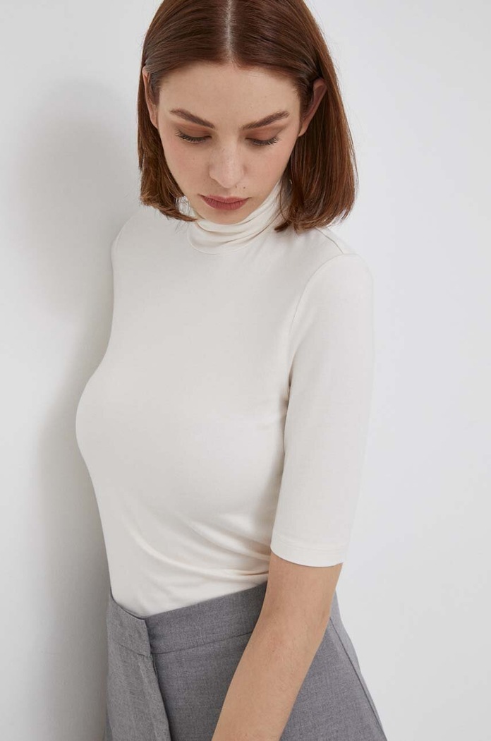 T-shirt Lauren Ralph Lauren 200672214 beżowy