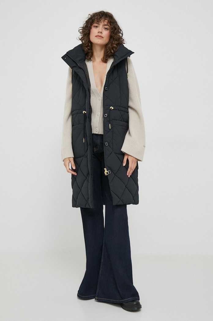 Calvin Klein kardigan wełniany K20K206275 beżowy AW23