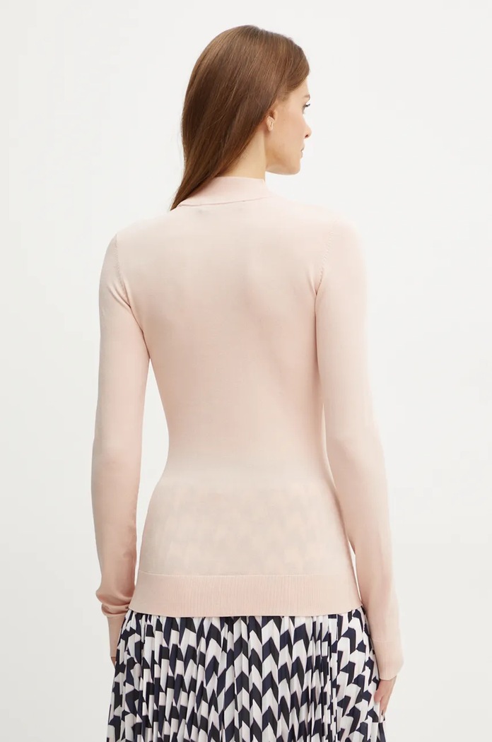 Sveter Karl Lagerfeld 236W2010 ružová AW24